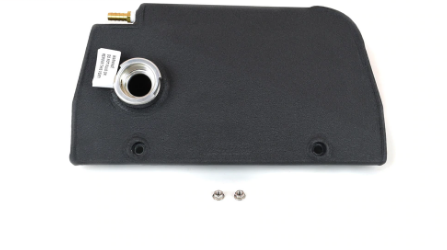 Canton - Tanque de expansión de aluminio para 1997-2004 Corvette Black Powdercoat