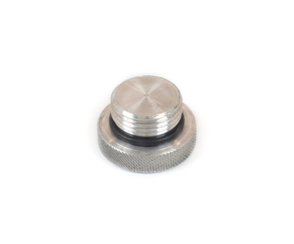 Canton - Adaptador de Encaixe de Alumínio O-Ring Tampa de Porta Recartilhada -12 AN