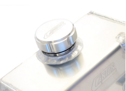 Canton - Aluminum Coolant Cap Billet Scalloped Style Mustang 2015 and Newer