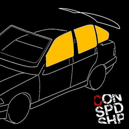 Condor Speed Shop - Polycarbonate Door Window Kit - E36 Sedan