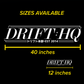 Drift HQ - SERIF HOTBOI LOGO (DIE CUT STICKER)