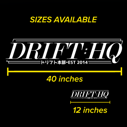 Drift HQ - SERIF HOTBOI LOGO (DIE CUT STICKER)