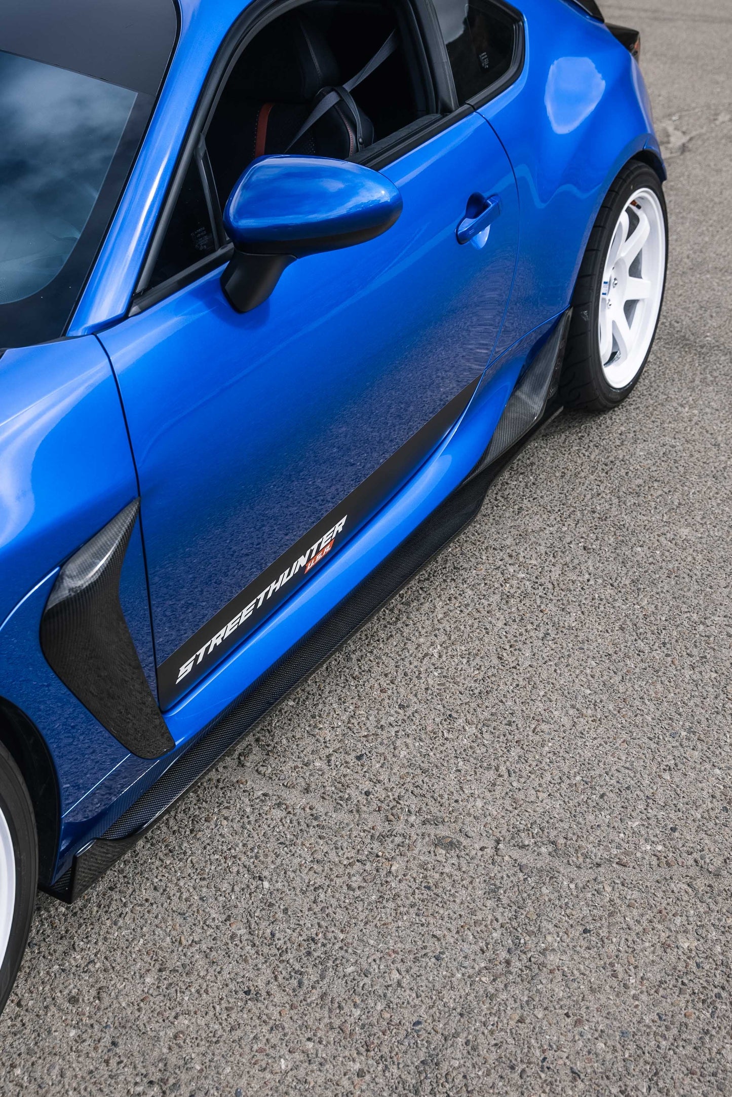 STREETHUNTER DESIGNS - BRZ/GR86 Carbon Fiber Side Skirt Extension