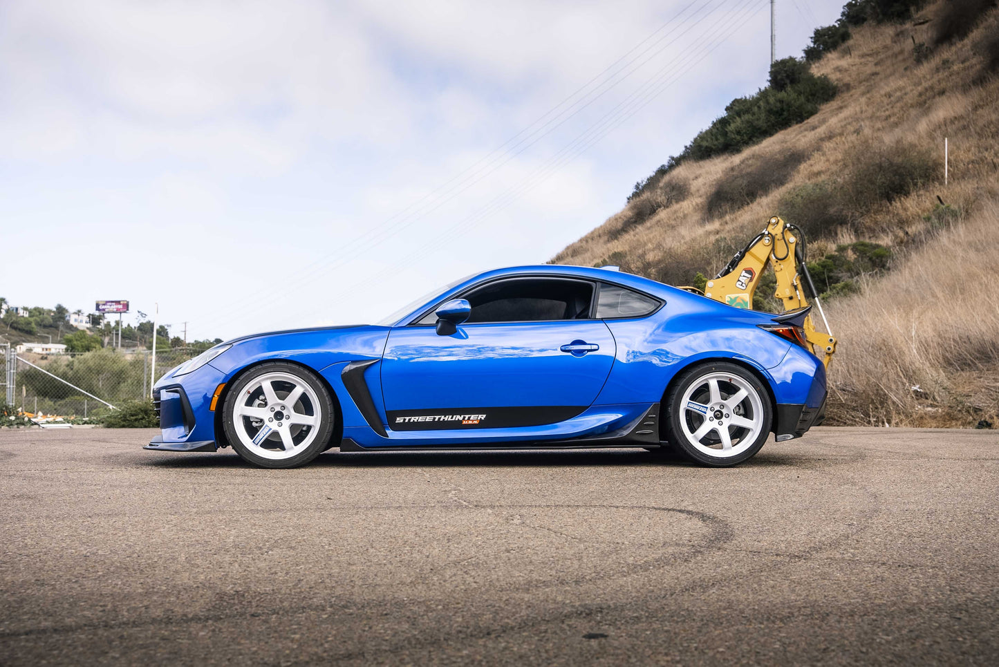 STREETHUNTER DESIGNS - BRZ/GR86 Carbon Fiber Side Skirt Extension