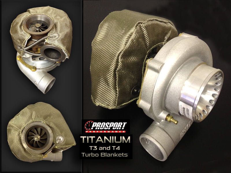 Pro Sport Gauges - Turbo heat Shield blanket T3-Titanium