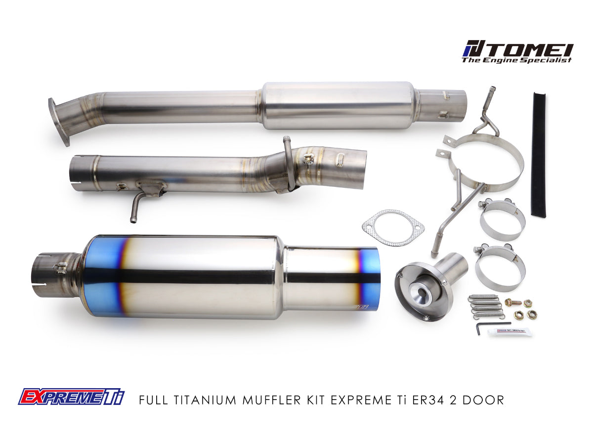 Tomei _ Expreme Titanium Exhaust ER34 Skyline 25GT