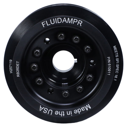 Fluidampr Nissan RB26DET Phase-2 BCNR33 GT-R / BNR-34 GT-R Amortiguador de acero balanceado internamente
