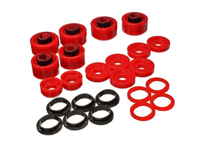 Energy Suspension 05-07 Ford F250/F350 2/4WD Juego de montaje de carrocería roja