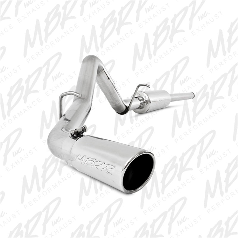 MBRP 14 Chevy/GMC 1500 Silverado/Sierra 4.3L V6/5.3L V8 Salida de un solo lado T409 Escape trasero de gato de 3 pulgadas
