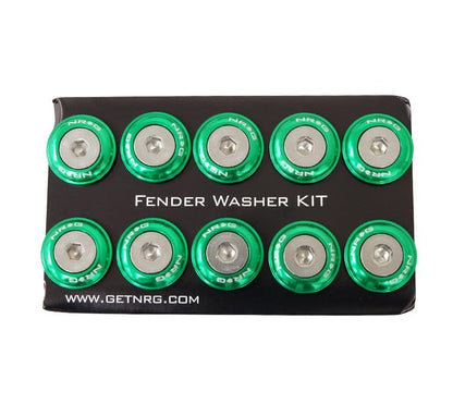 NRG - FENDER WASHER KIT; RIVETS FOR PLASTIC; SET OF 10