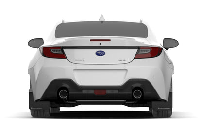 Rally Armor 22-26 Subaru BRZ / Toyota GR86 Black UR Mud Flap w/White Logo