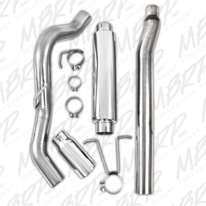 MBRP 11-13 Ford F-250/350/450 6.2L V8 Gas 4in Cat Back Single Side T409 Sistema de escape