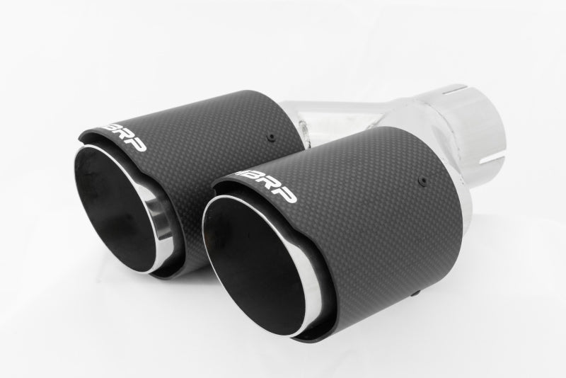 MBRP Fibra de Carbono Universal Punta Doble 3.5in OD/2.5in Entrada