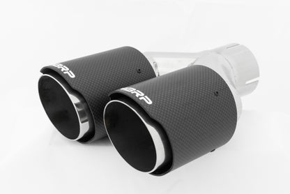 MBRP Fibra de Carbono Universal Punta Doble 3.5in OD/2.5in Entrada
