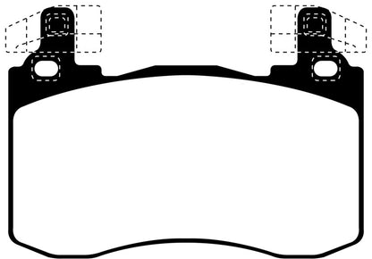 EBC 2019+ Genesis G70 2.0L Turbo (Brembo) Greenstuff Front Brake Pads
