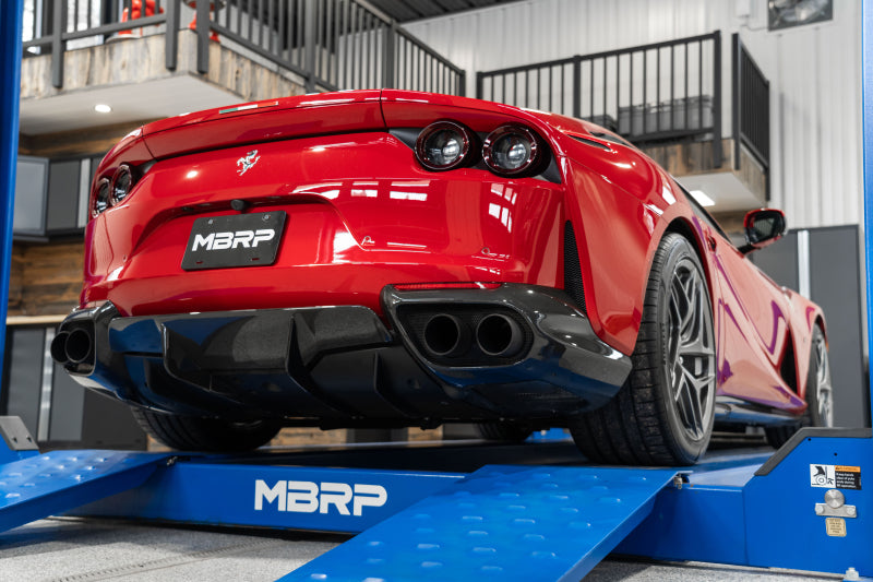 MBRP 12-21 Ferrari 812SF/812GTS/F12 6.3L/ 6.5L 3in Resonador Eliminar X-Pipe - T304
