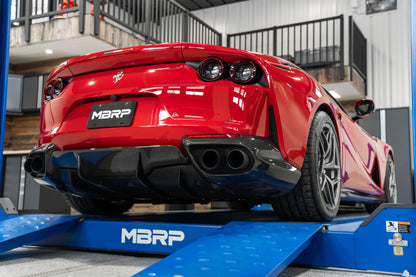 MBRP 12-21 Ferrari 812SF/812GTS/F12 6.3L/ 6.5L 3in Resonador Eliminar X-Pipe - T304