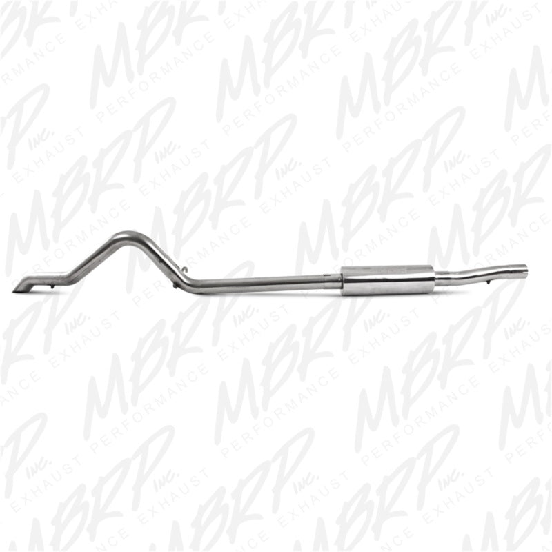 MBRP 2007-2009 Jeep Wrangler (JK) 3.8L V6 4 dr Off-Road Tail Pipe Silenciador antes del eje