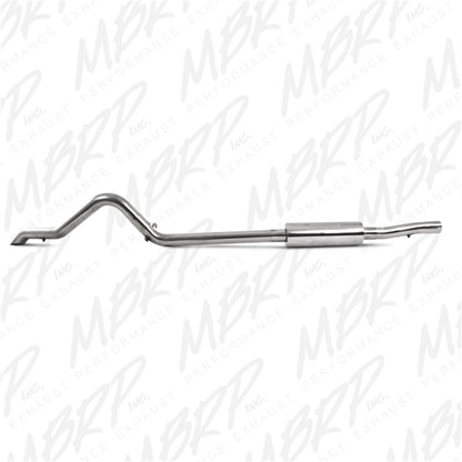 MBRP 2007-2009 Jeep Wrangler (JK) 3.8L V6 4 dr Off-Road Tail Pipe Silenciador antes del eje
