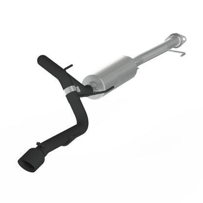 MBRP 10-18 Toyota 4 Runner BLK 4in OD Punta Single Rear Exit 2.5in Cat Back Escape
