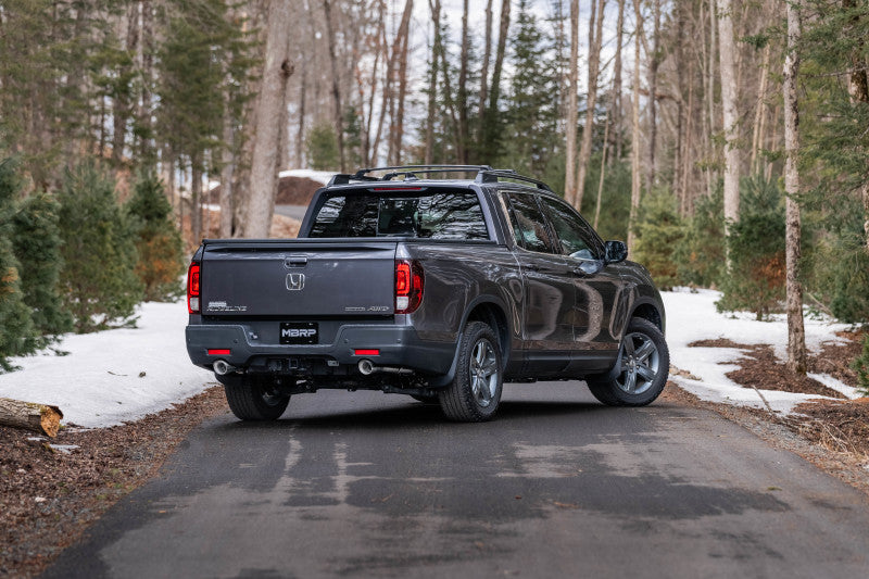 MBRP 21-22 Honda Ridgeline T304 Aço Inoxidável Cat-Back de 2,5 polegadas - Saída Traseira Dividida Dupla