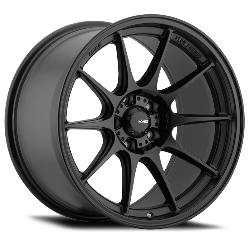 Konig Dekagram 17x9 5x114.3 ET40 Negro Semi-Mate