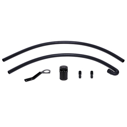 Mishimoto 07-10 BMW N54 Kit de lata de captura de aceite con deflector - Negro (lado CCV)