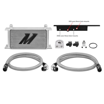 Kit de refrigerador de óleo Mishimoto 03-09 Nissan 350Z / 03-07 Infiniti G35 (somente cupê)