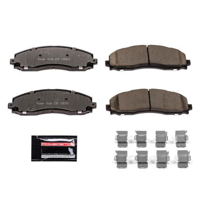 Power Stop 13-19 Ford F-250 Super Duty Rear Z36 Truck &amp; Tow Pastillas de freno con hardware