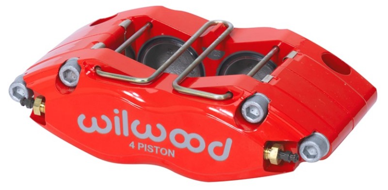 Calibrador Wilwood - DPR-DS - Pistón rojo de 1,25 in Rotor de 0,38/0,500 in - Junta antipolvo