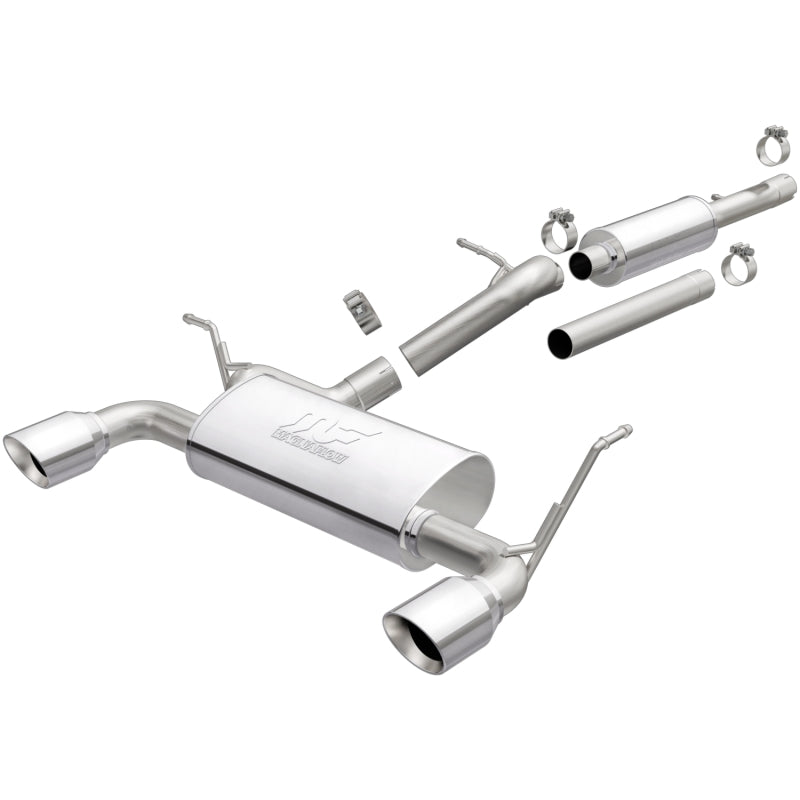 MagnaFlow Cat-Back 12-16 Jeep Wrangler GT 3.6L V6 Puntas pulidas