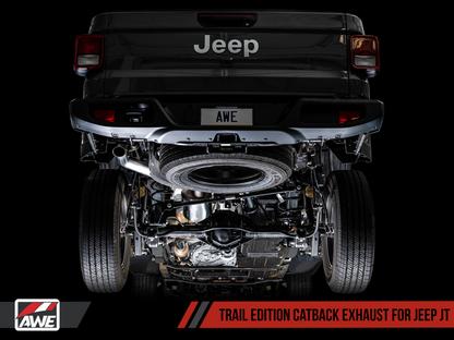 AWE Tuning 20-21 Jeep Gladiator JT 3.6L Trail Edition Escape Cat-Back