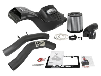 aFe Momentum XP Pro DRY S Sistema de admisión de aire frío con tubos de admisión de aluminio negro