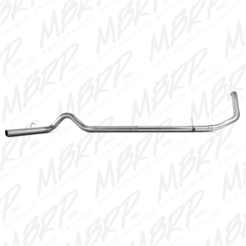 MBRP 1999-2003 Ford F-250/350 7.3L 4in Turbo Back Single Sin silenciador T409 SLM Serie Sistema de escape