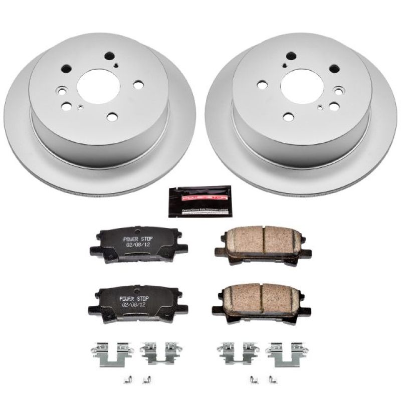 Power Stop 04-06 Lexus RX330 Trasero Z17 Evolution Geomet Kit de freno revestido