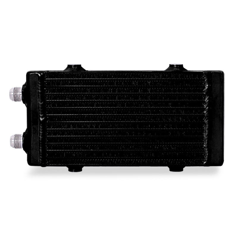 [GARAGE SALE] - Mishimoto Universal Small Bar and Plate Dual Pass Black Oil Cooler