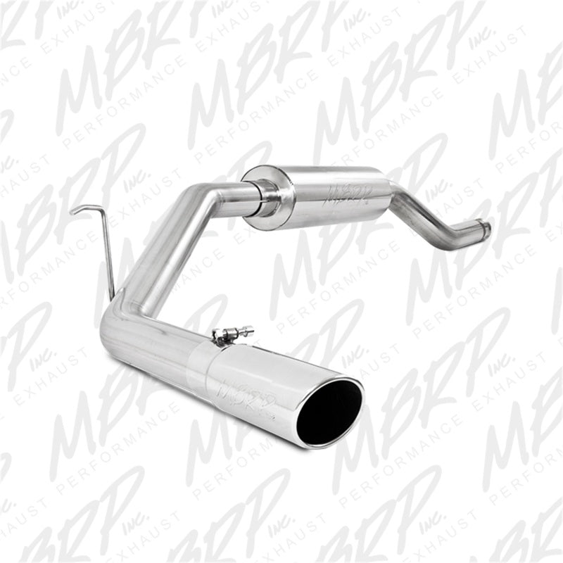 MBRP 00-06 Toyota Tundra Todos los modelos de 4.7L Sistema de escape aluminizado con salida de un solo lado trasero