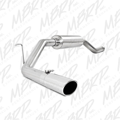 MBRP 00-06 Toyota Tundra Todos los modelos de 4.7L Sistema de escape aluminizado con salida de un solo lado trasero
