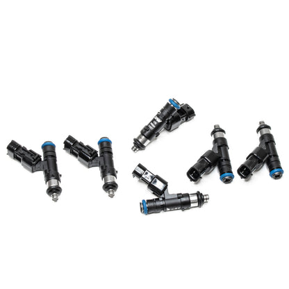 DeatschWerks 03-15 350z/370z G35/G37 04-05 GTI R32 / NEO RB25DET 98-02 650cc Inyectores de alimentación superior