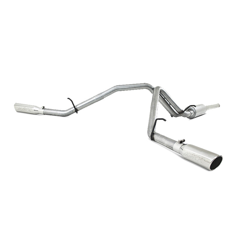 MBRP 2009 Chev/GMC 1500 4.8/5.3L EC/CC (excluindo 8 camas) Cat Back Dual Split Side