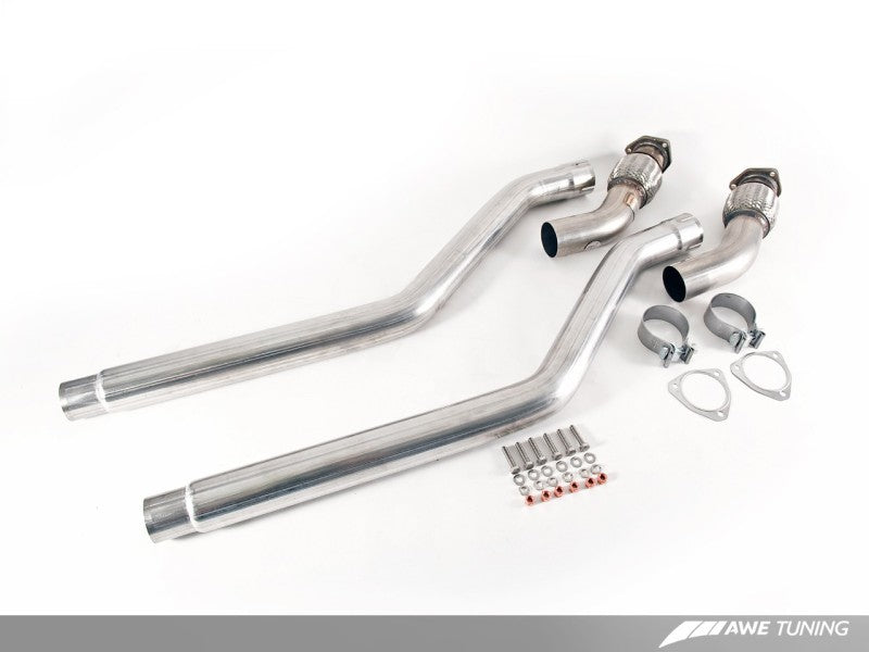 AWE Tuning Audi B8 3.0T Downpipes sin resonancia para S4 / S5