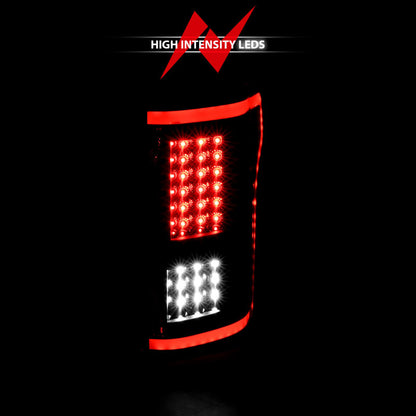 ANZO 2015-2017 Ford F-150 LED lanternas traseiras pretas