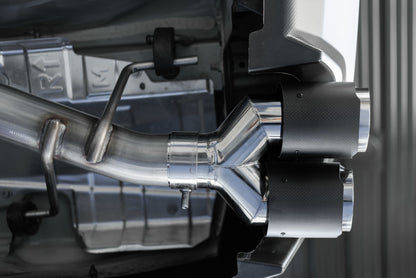 MBRP 15-19 Subaru WRX 2.0L/STI 2.5L 3 pol. Saída traseira dupla dividida com ponteiras de 3,5 pol. - T304 (versão de corrida)