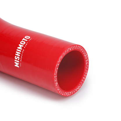Mishimoto 2012+ Jeep Wrangler 6cyl Kit de manguera de silicona roja