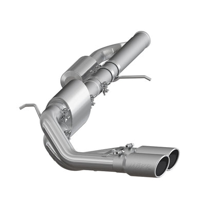 MBRP 09+ Chevrolet Silverado 1500 3in Cat Back Pre-Eje doble salida con punta de 4in - T304