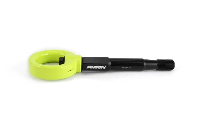 Perrin 15-17 Subaru WRX/STI Kit de gancho de remolque (delantero) - amarillo neón