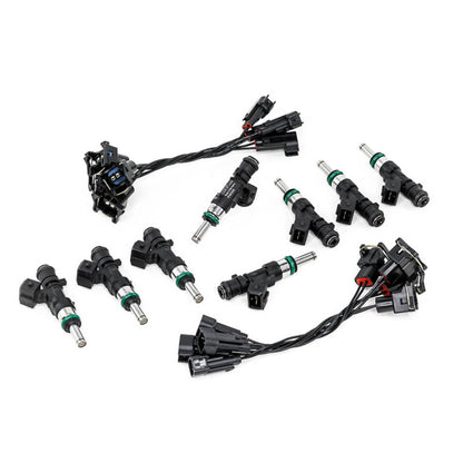 DeatschWerks 2015-2017 Dodge Charger/Challenger Hellcat 1100cc inyectores de alimentación superior (juego de 8)