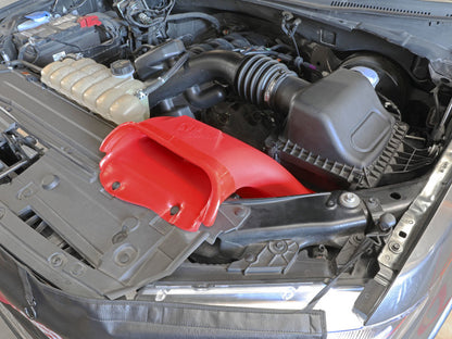 aFe Rapid Induction Dynamic Air Scoop 2021+ Ford F-150V6/V8 - Vermelho