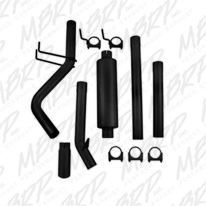 MBRP 09-14 Dodge Ram 1500 5.7L Cat-Back Single Side AL - Negro