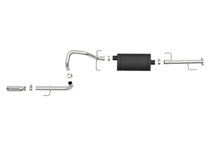 aFe MACHForce XP 2.5in 304-SS Escape Cat-Back com ponta preta 10-19 Toyota 4Runner V6-4.0L